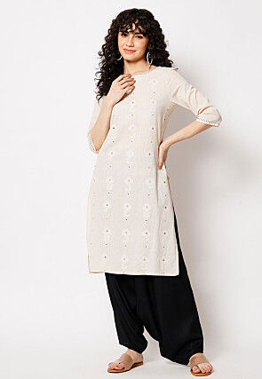 Solid Color Viscose Harem Pants in Black