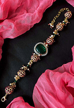 Stone Studded Adjustable Bracelet