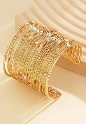 Stone Studded Adjustable Cuff
