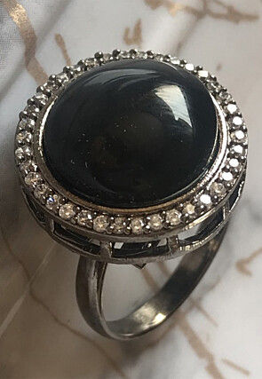 Stone Studded Adjustable Ring