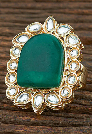 Stone Studded Adjustable Ring