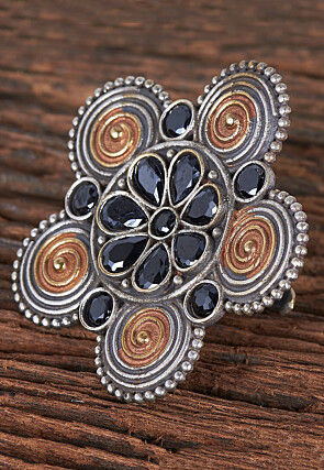 Stone Studded Adjustable Ring