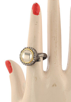 Stone Studded Adjustable Ring