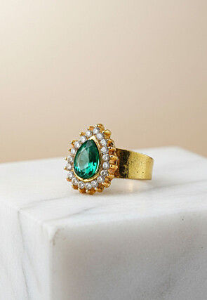 Stone Studded Adjustable Ring