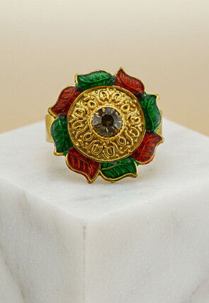 Stone Studded Adjustable Ring
