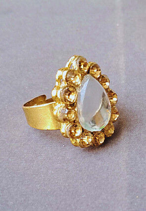 Stone Studded Adjustable Ring