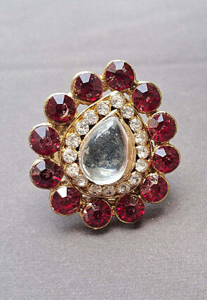 Stone Studded Adjustable Ring