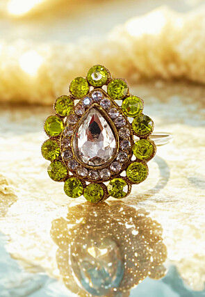 Stone Studded Adjustable Ring