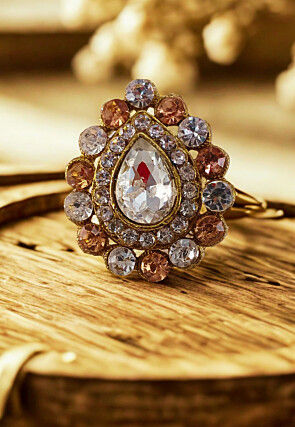 Stone Studded Adjustable Ring