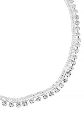 Stone Studded Anklet Pair