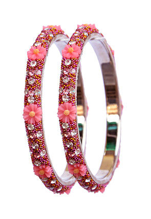 Stone Studded Bangle Pair