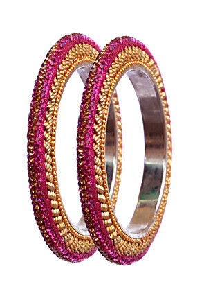 Stone Studded Bangle Pair