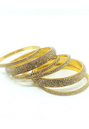 Stone Studded Bangle Set