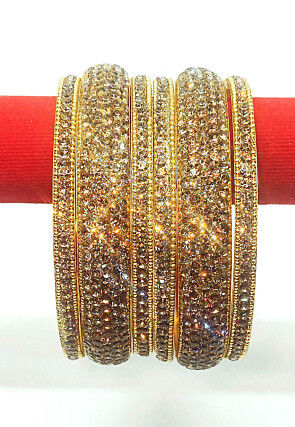 Stone Studded Bangle Set