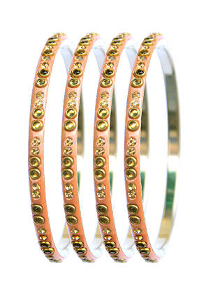Stone Studded Bangle Set