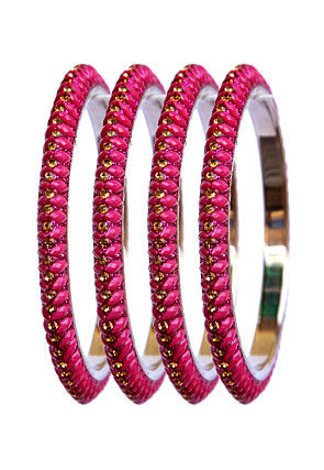 Stone Studded Bangle Set