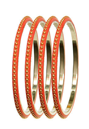 Stone Studded Bangle Set