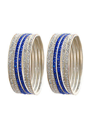 Stone Studded Bangle Set