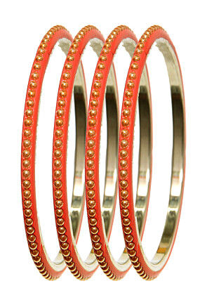 Stone Studded Bangle Set