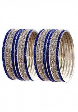 Stone Studded Bangle Set