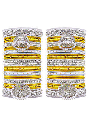 Stone Studded Bangle Set