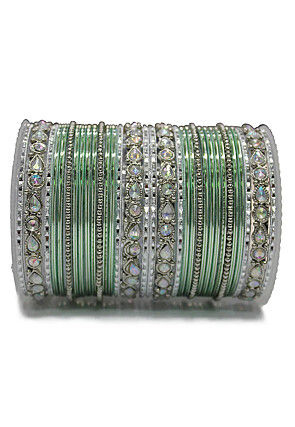 Green bangles new arrivals online