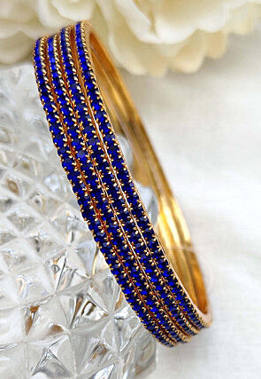 Stone Studded Bangle Set