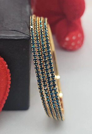 Stone Studded Bangle Set