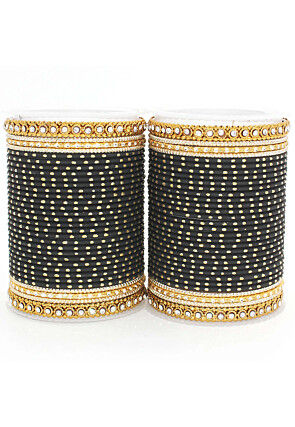 Stone Studded Bangle Set