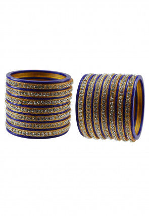 Stone Studded Bangle Set