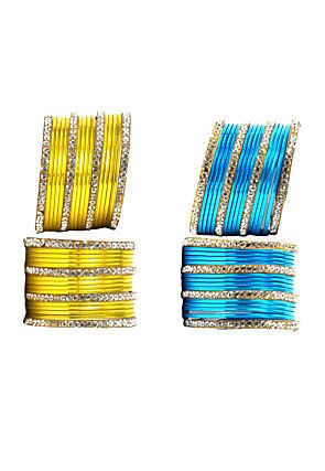 Stone Studded Bangle Set