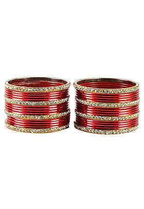 Stone Studded Bangle Sets