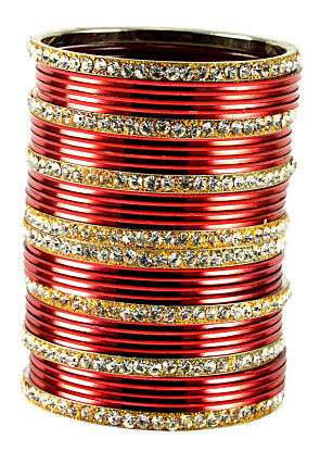 Stone Studded Bangle Sets