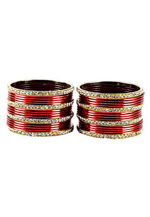 Stone Studded Bangle Sets