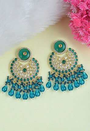 Stone Studded Chandbali Earrings