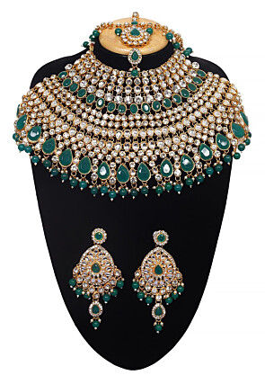 Stone Studded Choker Necklace Set