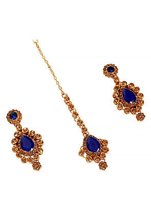 Stone Studded Choker Necklace Set