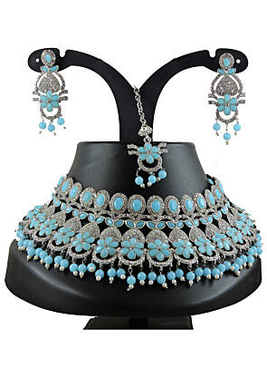 Stone Studded Choker Necklace Set