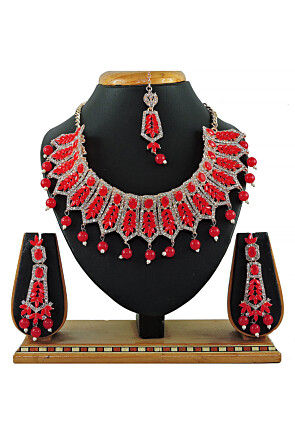 Red Jewelry Sets Shop Red Necklaces Earrings Bangles More