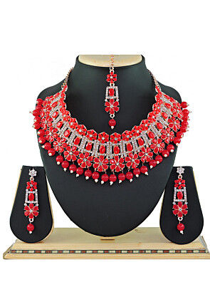 Red Jewelry Sets Shop Red Necklaces Earrings Bangles More