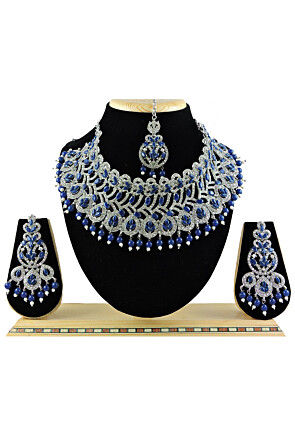 Stone Studded Choker Necklace Set