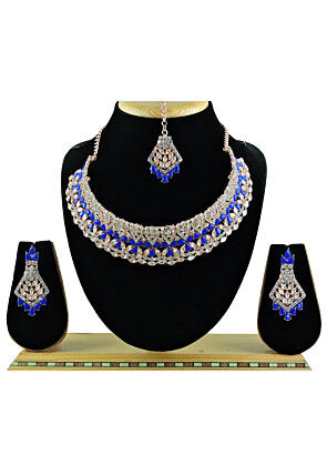 Stone Studded Choker Necklace Set