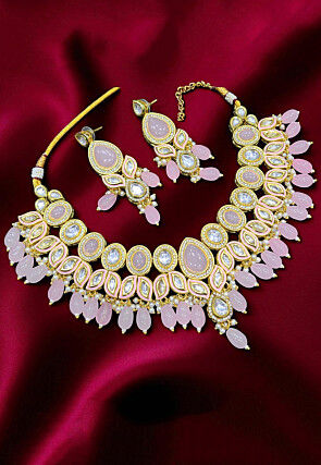 Stone Studded Choker Necklace Set