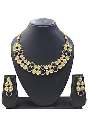 Stone Studded Choker Necklace Set