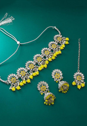 Mustard color jewelry cheap