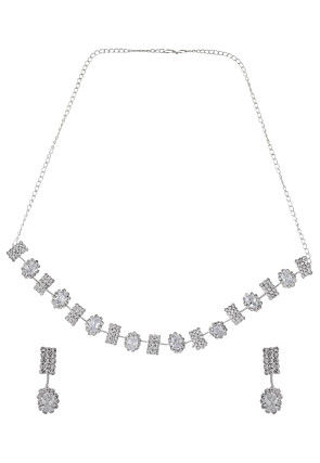 Stone Studded Choker Necklace Set