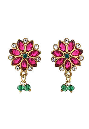 Stone Studded Choker Necklace Set