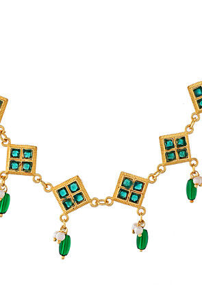 Stone Studded Choker Necklace Set