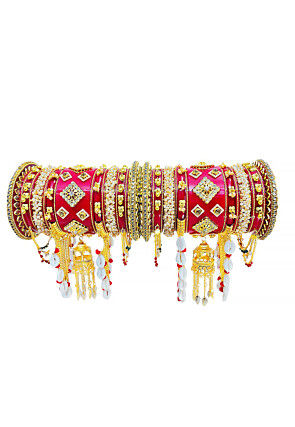 Stone Studded Choora Set