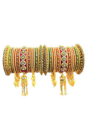 Stone Studded Choora Set